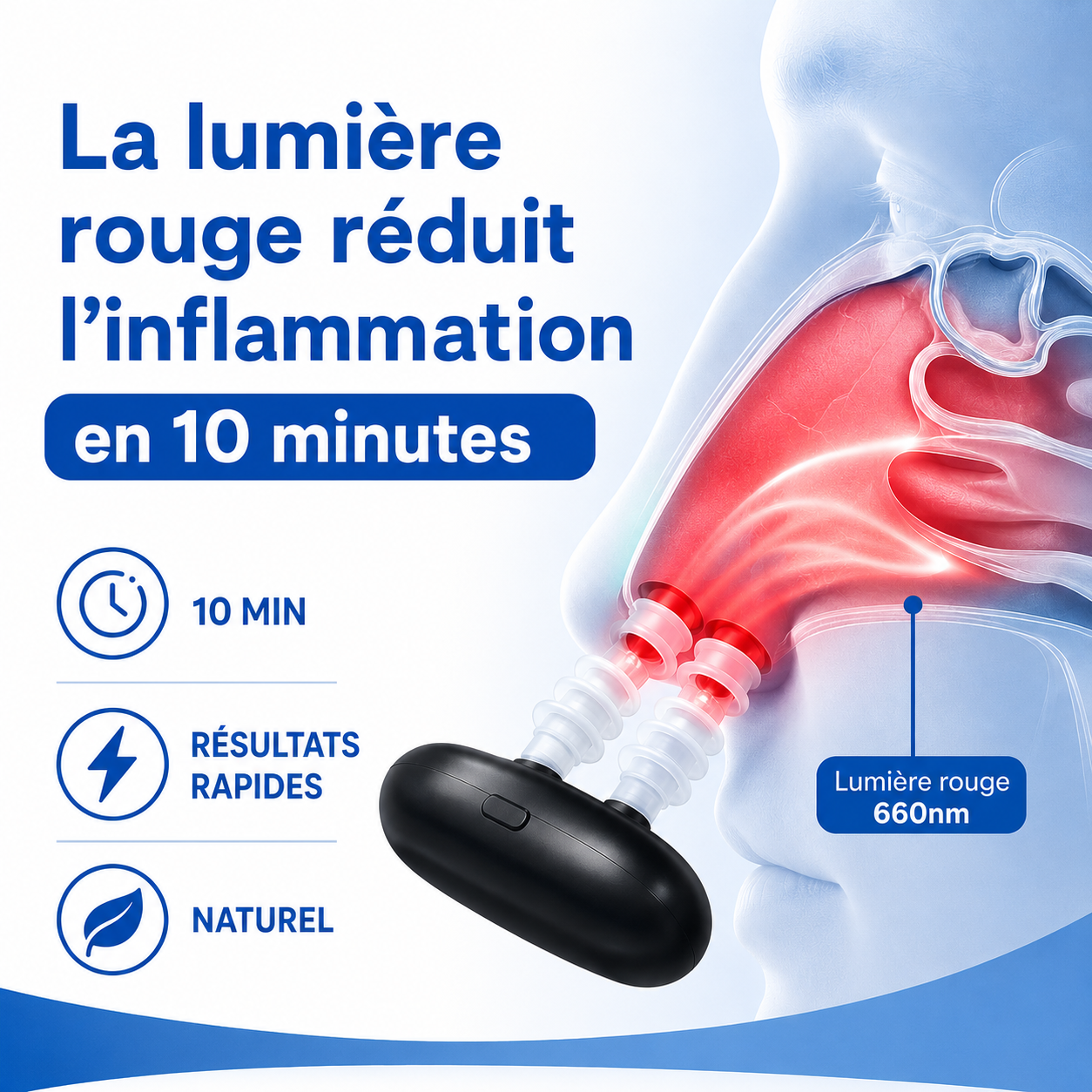 Therapie Nasale par Lumiere Rouge
